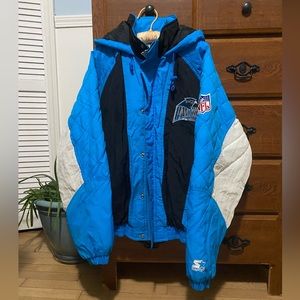 EUC Starter Carolina Panthers coat